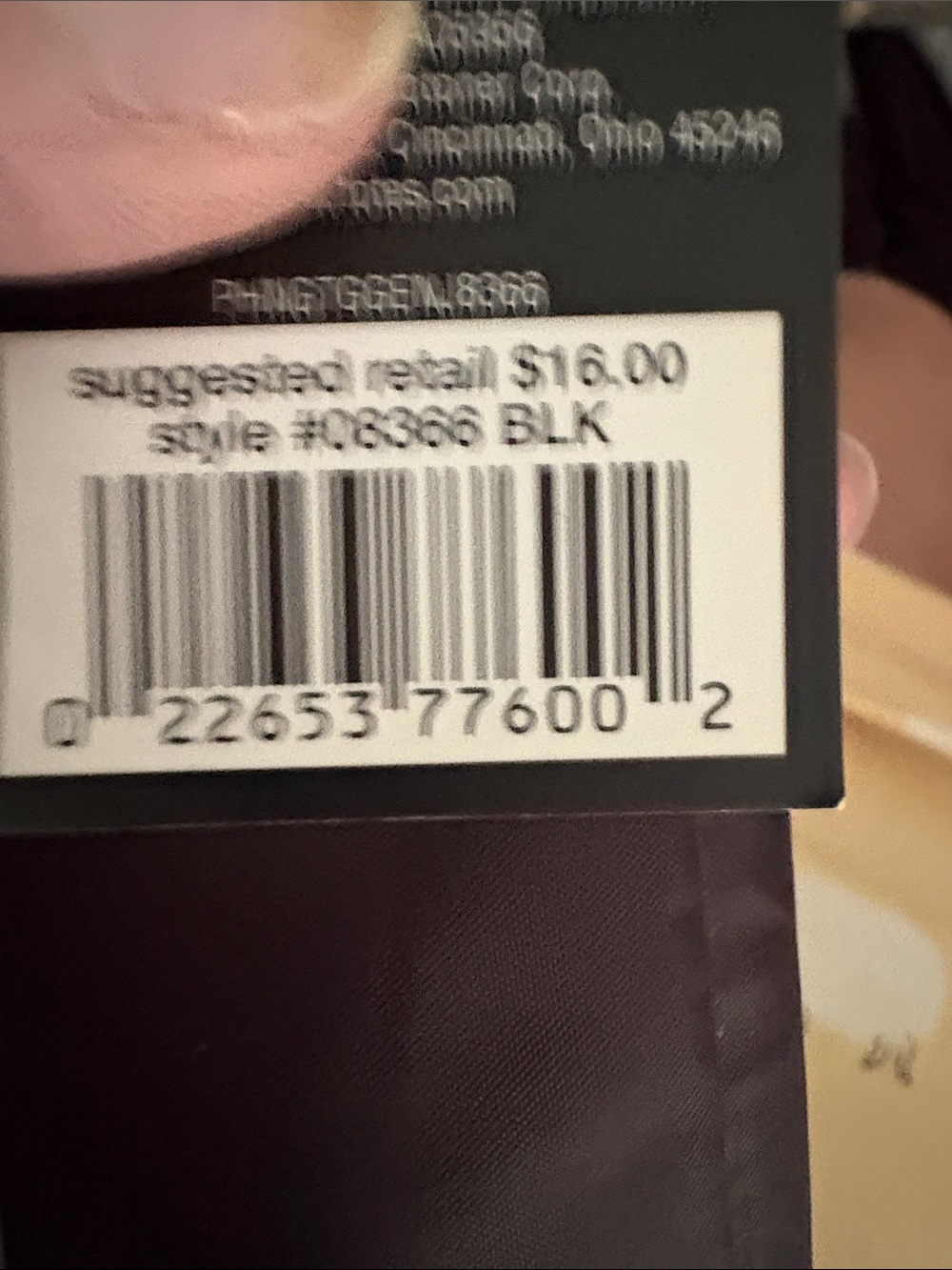 totes Black Compact Umbrella
